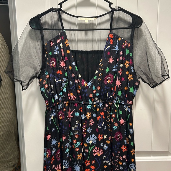 Black floral dress - Picture 4 of 5